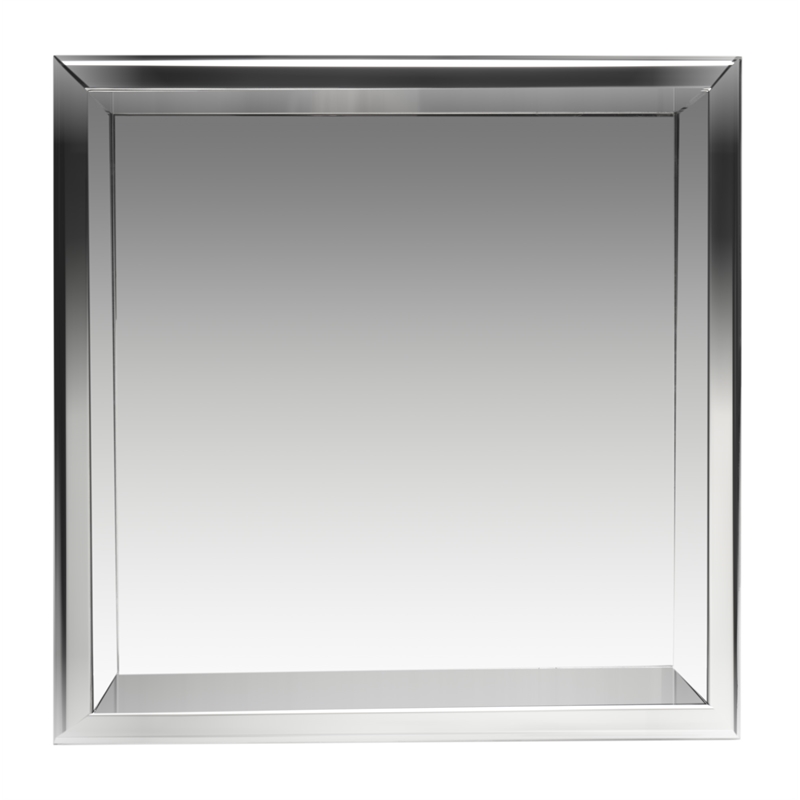 ALFI brand ABN1616-PSS 16 x 16 Stainless Steel Square Bath Shower Niche