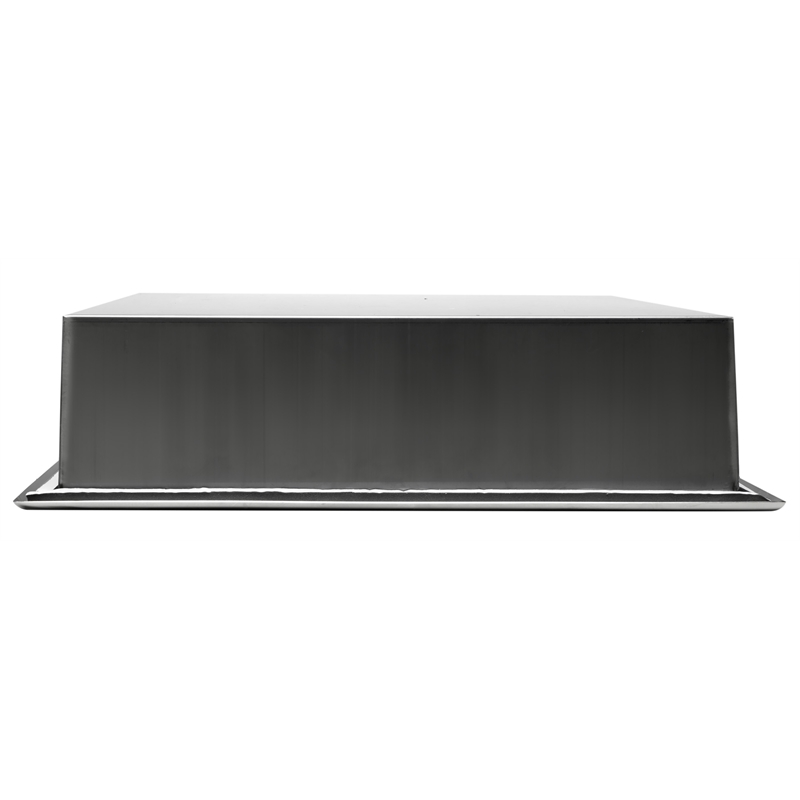 ALFI brand ABN1616-PSS 16 x 16 Stainless Steel Square Bath Shower Niche
