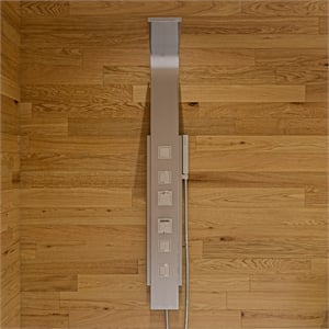 ALFI brand ABSP10 Modern Stainless Steel Shower Panel with 4 Body Sprays