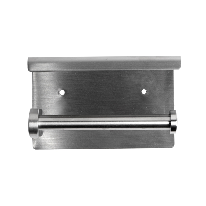 ALFI brand ABTP66-BSS Brushed Stainless Steel Toilet Paper Holder with Shelf