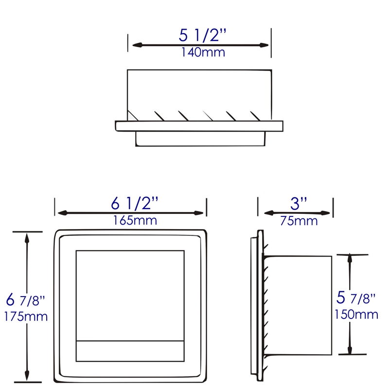 ALFI brand ABTP77-BSS Stainless Steel Recessed Toilet Paper Holder with Cover