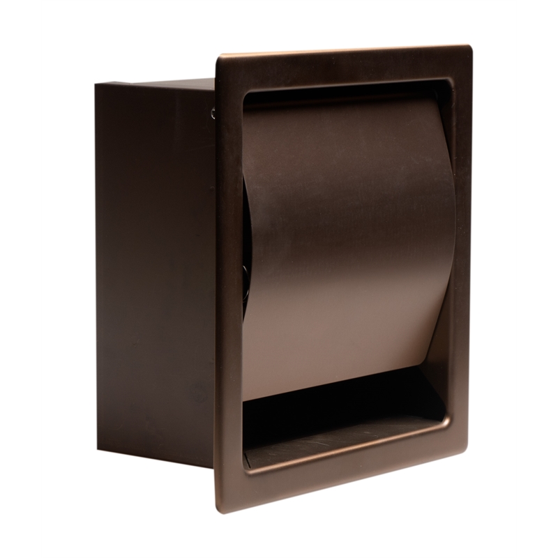 ALFI brand ABTPP77-BC PVD Copper Stainless Steel Toilet Paper Holder with Cover