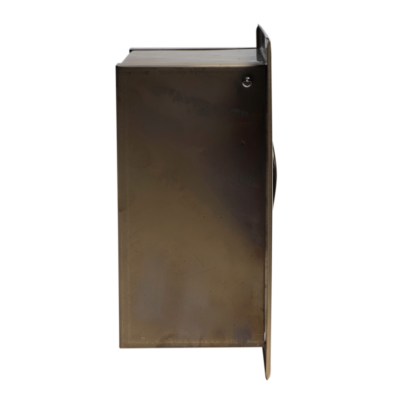 ALFI brand ABTPP77-BG PVD Brushed Gold Stainless Steel Recessed Toilet Paper Holder with Cover