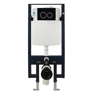 EAGO PWG380-BM Black Wall Mounted Toilet Tank Carrier for WD101 + WD332 + WD333