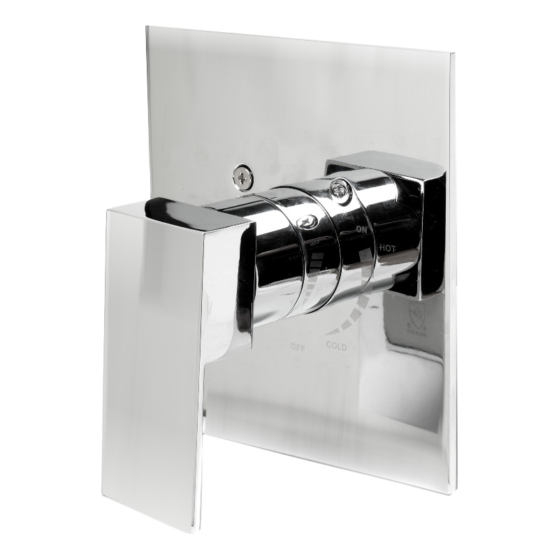 ALFI brand AB6701-PC Chrome Modern Square Pressure Balanced Shower Mixer