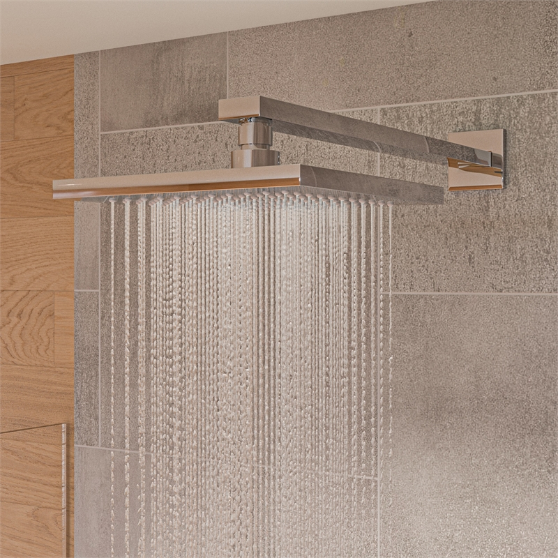 ALFI brand AB2287-PC Chrome 3 Way Thermostatic Shower Set with Body Sprays