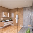 ALFI brand AB2287-PC Chrome 3 Way Thermostatic Shower Set with Body Sprays