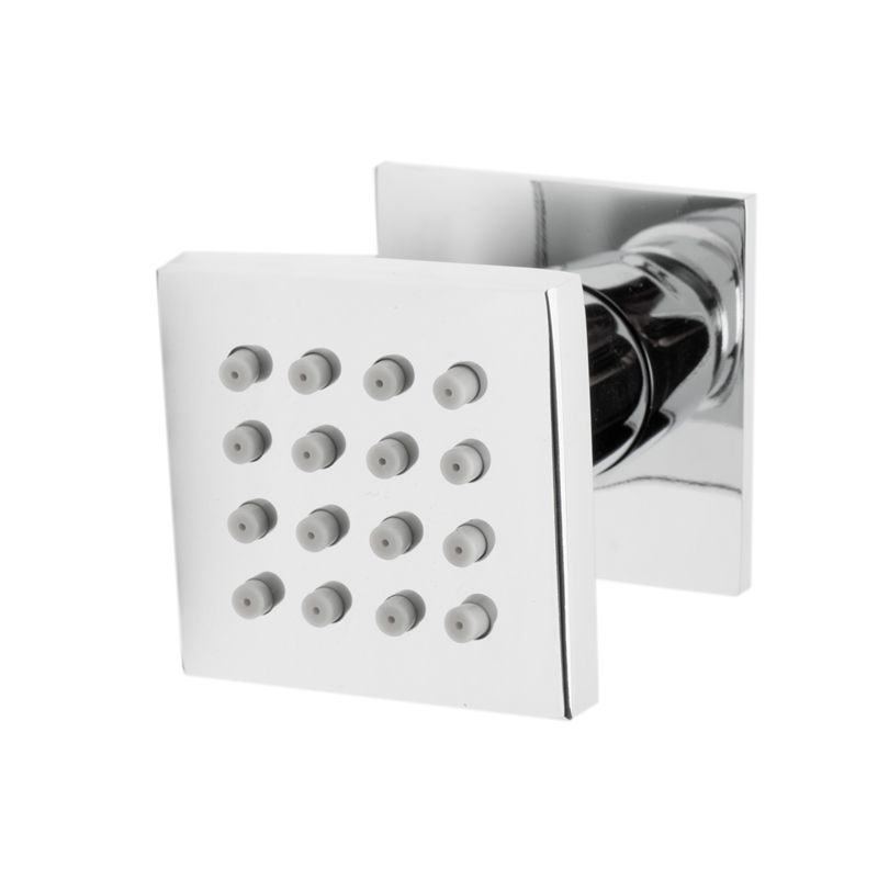 ALFI brand AB2287-PC Chrome 3 Way Thermostatic Shower Set with Body Sprays