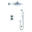 ALFI brand AB2830-PC Polished Chrome 2 Way Thermostatic Square Shower Set