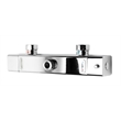 ALFI brand AB2862-PC Chrome Square Style Thermostatic Exposed Shower Set