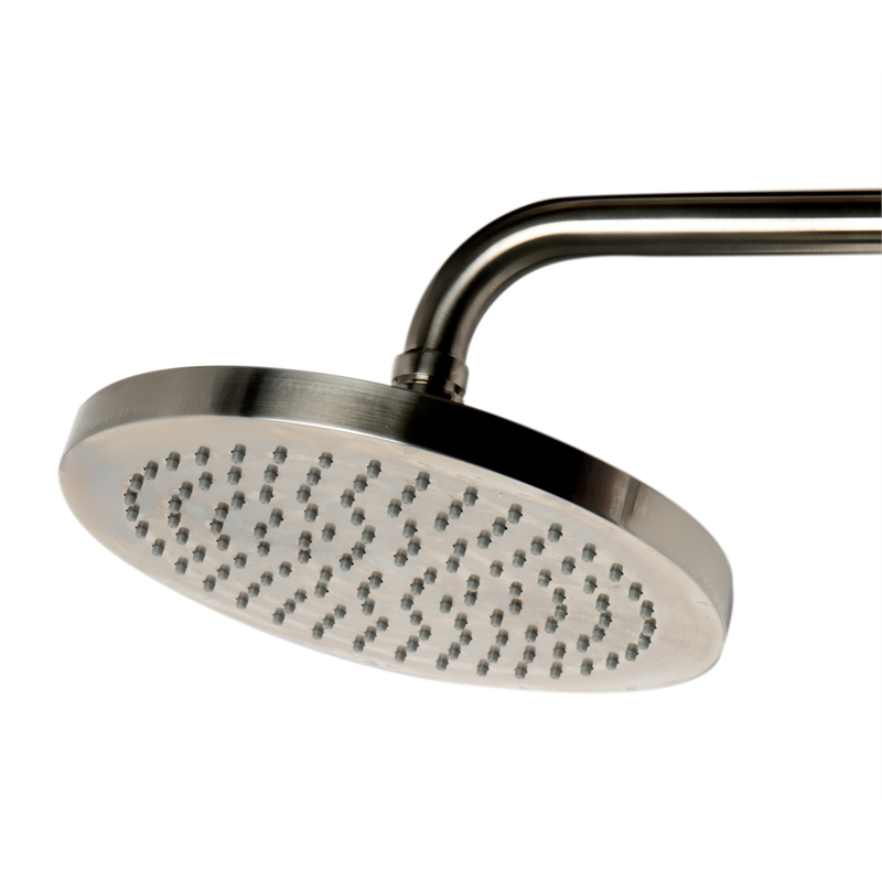 ALFI brand AB2867-BN Brushed Nickel Round Style Thermostatic Exposed Shower Set