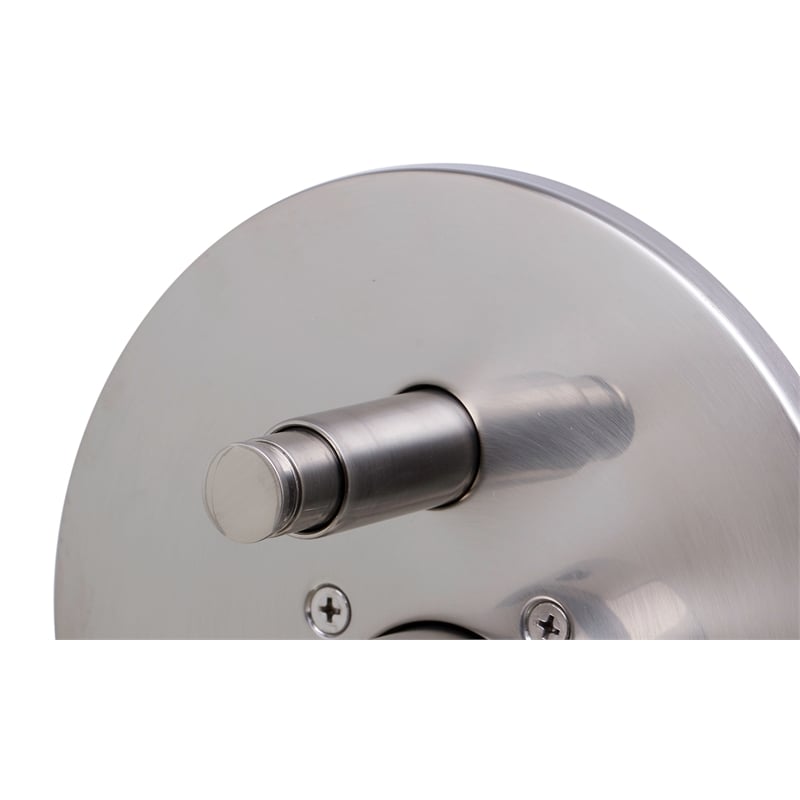 ALFI brand AB3101-BN Shower Valve Mixer with Rounded Lever Handle and Diverter