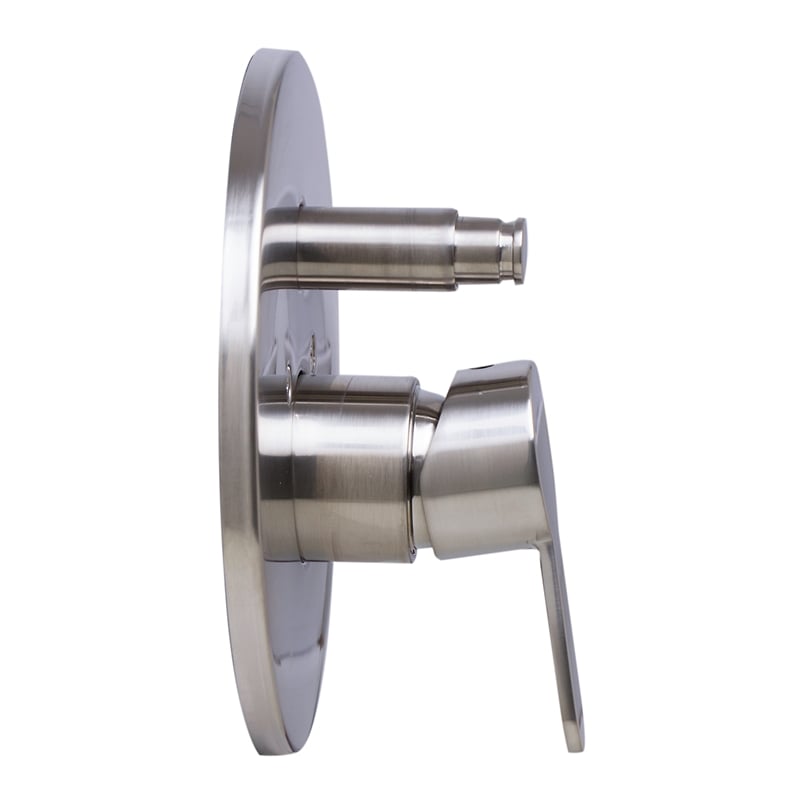 ALFI brand AB3101-BN Shower Valve Mixer with Rounded Lever Handle and Diverter
