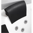 EAGO AM198ETL-R 5 ft Clear Rounded Right Corner White Acrylic Whirlpool Bathtub