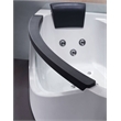 EAGO AM198ETL-R 5 ft Clear Rounded Right Corner White Acrylic Whirlpool Bathtub