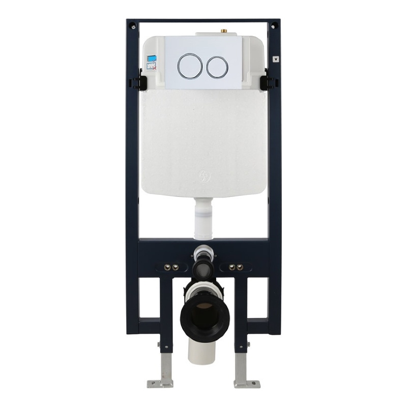 EAGO PWG380-W White Wall Mounted Toilet Tank Carrier for WD101 + WD332 + WD333