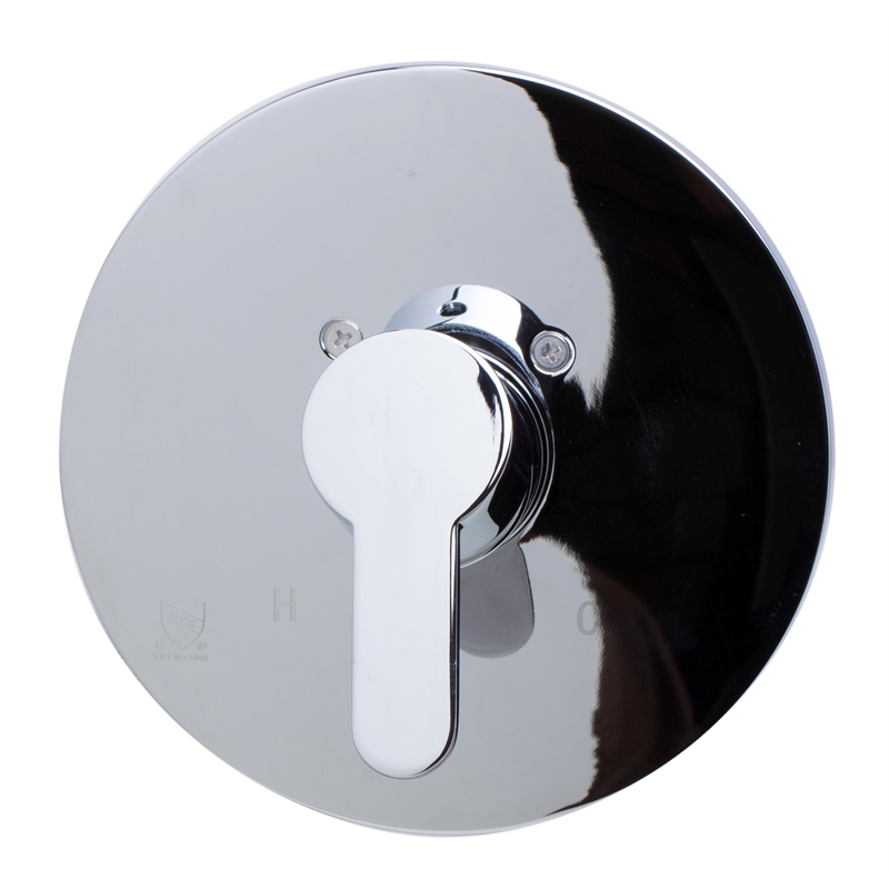 ALFI brand AB3001-PC Chrome Shower Valve Mixer with Rounded Lever Handle