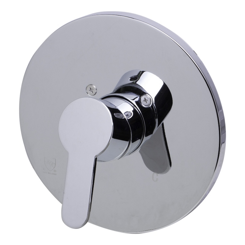ALFI brand AB3001-PC Chrome Shower Valve Mixer with Rounded Lever Handle