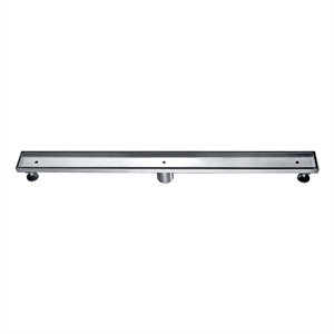 ALFI brand ABLD36A 36&quot Modern Stainless Steel Linear Shower Drain  w/o Cover