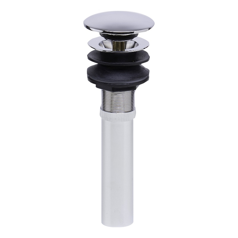 ALFI brand AB9056-PC Chrome Pop Up Drain for Bathroom Sink with Overflow