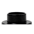 ALFI brand ABDB55CI Black Metal Shower Drain Base with Rubber Fitting