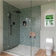 EAGO TB133 White Ceramic Single Flush One Piece Ceramic Toilet