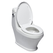 EAGO TB133 White Ceramic Single Flush One Piece Ceramic Toilet