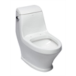 EAGO TB133 White Ceramic Single Flush One Piece Ceramic Toilet
