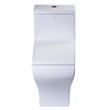EAGO TB356 White Ceramic Dual Flush One Piece High Efficiency Ceramic Toilet
