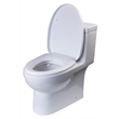 EAGO TB359 White Ceramic Dual Flush One Piece High Efficiency Ceramic Toilet