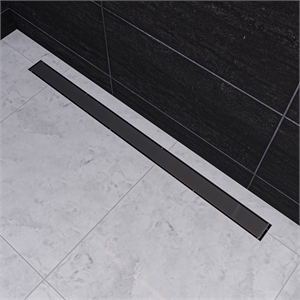 ALFI brand ABLD47B-BSS 47&quot Stainless Steel Linear Shower Drain with Solid Cover
