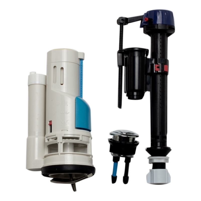 EAGO R-353FLUSH Replacement White Platic Toilet Flushing Mechanism for TB353