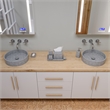 ALFI brand ABCO7055 Solid Concrete Gray Matte Cap Bathroom Sink Drain