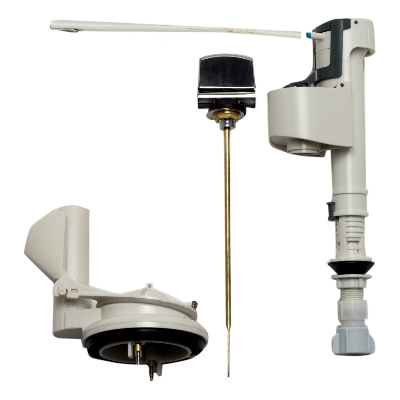 EAGO R-340FLUSH Replacement White Plastic Toilet Flushing Mechanism for TB340