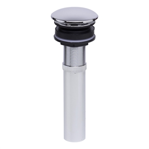 ALFI brand AB9055-PC Chrome Pop Up Drain for Bathroom Sink without Overflow