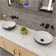 ALFI brand AB9056-BM Black Matte Pop Up Drain with Overflow