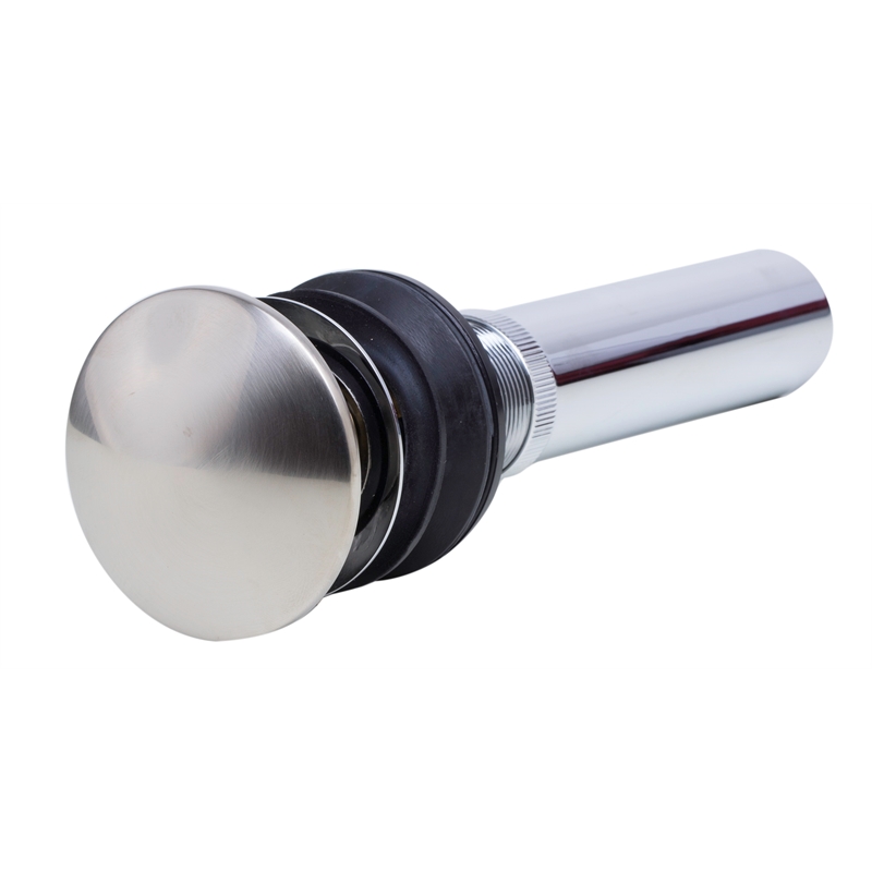 ALFI brand AB9056-BN Brushed Nickel Pop Up Drain for Bathroom Sink with Overflow