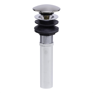 ALFI brand AB9056-BN Brushed Nickel Pop Up Drain for Bathroom Sink with Overflow