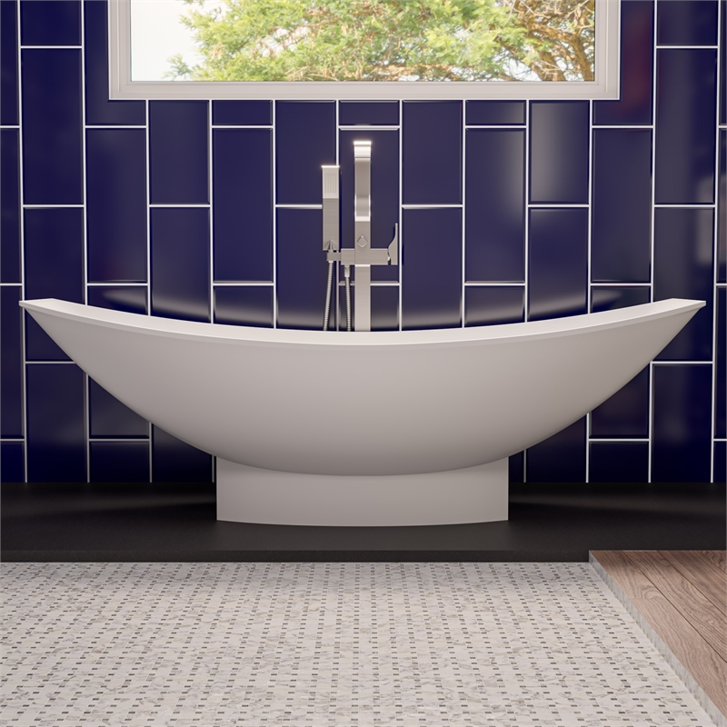 ALFI brand AB2180-BN Brushed Nickel Tub Filler Mixer w Hand Held Shower Head