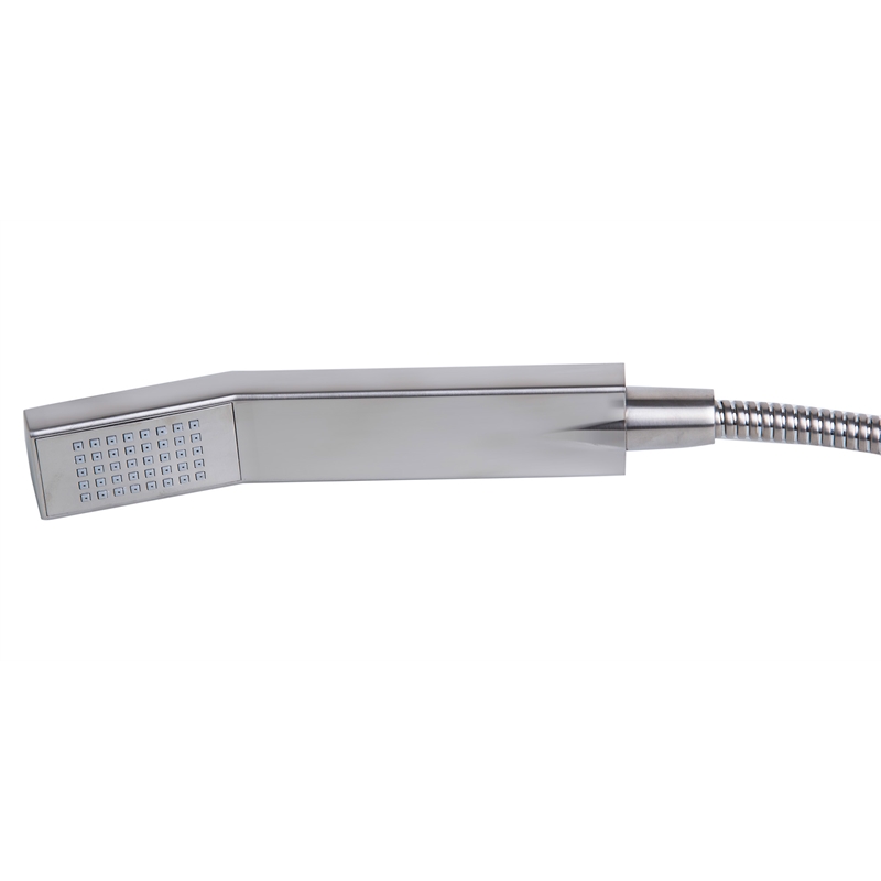 ALFI brand AB2180-BN Brushed Nickel Tub Filler Mixer w Hand Held Shower Head