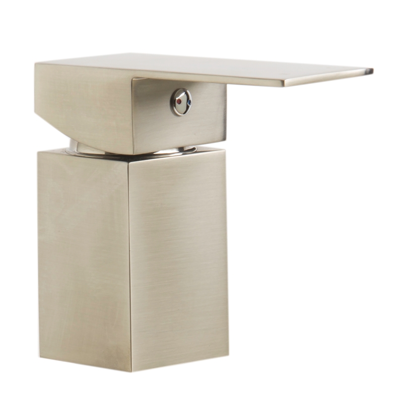 ALFI brand AB2322-BN Gray Metal Tub Filler and Square Hand Held Shower Head