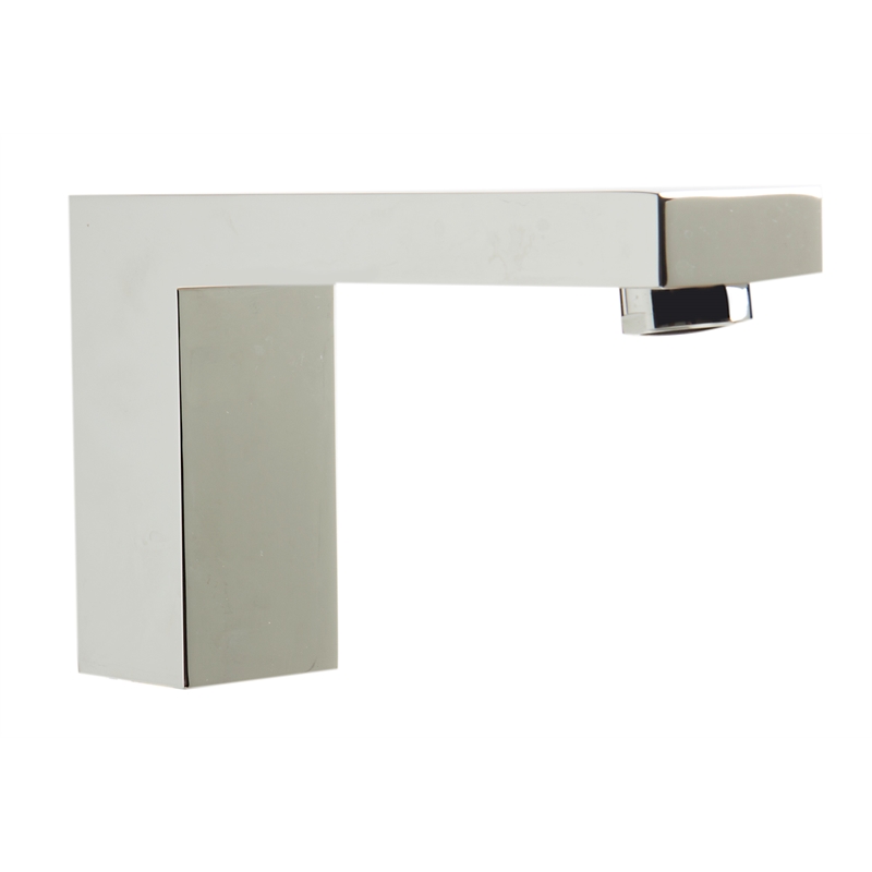 ALFI brand AB2322-PC Gray Metal Tub Filler and Square Hand Held Shower Head