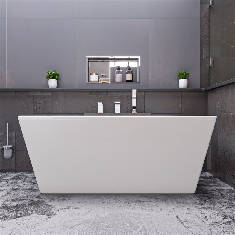 ALFI brand AB2464-PC Polished Chrome 3 Hole Tub Filler & Shower Head