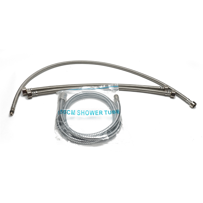 ALFI brand AB2503-BN Nickel Deck Mounted Tub Filler with Hand Held Showerhead