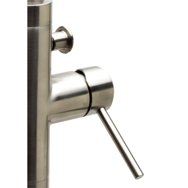 ALFI brand AB2534-BN Nickel Tub Filler Mixer w Hand Held Shower Head