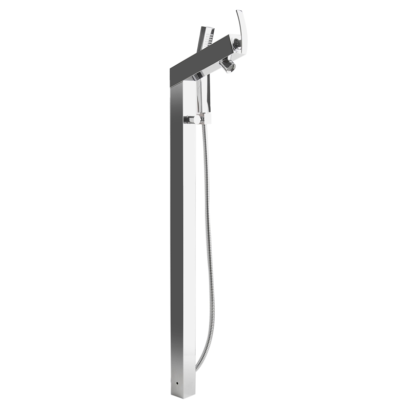 ALFI brand AB2728-PC Tub Filler + Mixer /w additional Hand Held Shower Head