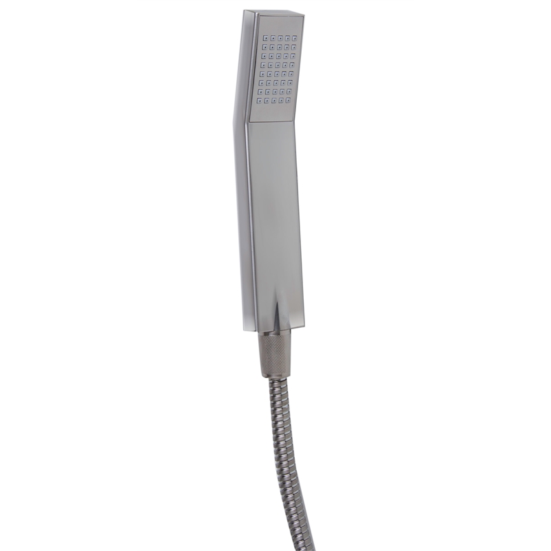 ALFI brand AB7606-BN Nickel Sliding Rail Hand Held Shower Head Set with Hose