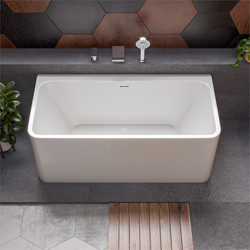 ALFI brand AB2879-PC Chrome Deck Mounted Tub Filler with Hand Held Showerhead