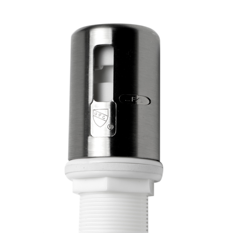 ALFI brand AB2609-BN Brushed Nickel Air Gap Cover and Tube for Dishwasher