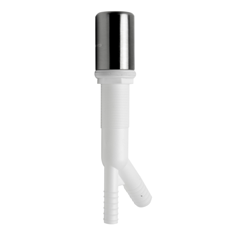 ALFI brand AB2609-BN Brushed Nickel Air Gap Cover and Tube for Dishwasher